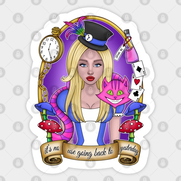 Mad Alice Sticker by Ivetastic